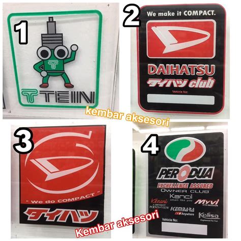 Sticker Cermin Tampal Dari Dalam Kereta Perodua Myvi Alza Axia Aruz