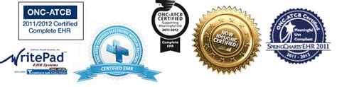 certified ehr technology seals onc atcb certified ehr ehr
