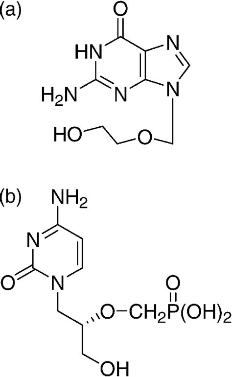 A Chemical Structure Of Acyclovir Download Scientific Diagram