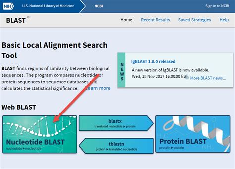 Guide on the Side: NCBI BLAST (Part A): Identifying Sequences Single ...