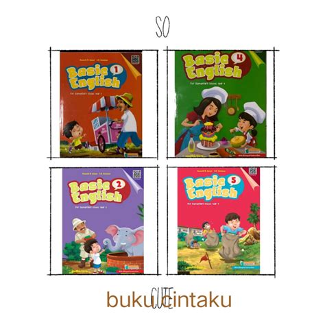 Jual Buku Basic English Kelas 1 2 3 4 5 6 SD Kurikulum Merdeka