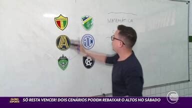 Globo Esporte PI Veja os cenários possíveis para o Altos na Série C