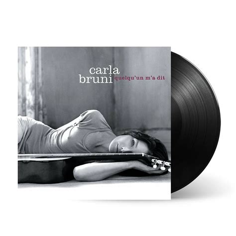 Quelqu Un M A Dit Carla Bruni Vinyl S I G N