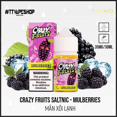 Crazy Fruits Mg Ml Mulberries M N X I L Nhcrazy Fruits