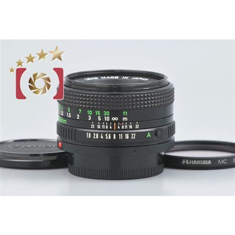 【中古】canon キヤノン New Fd 50mm F18 Canon New Fd 5018 0428 中古カメラのファイブ