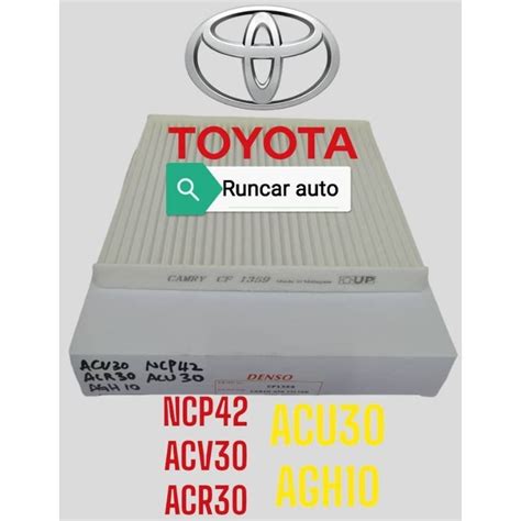 Toyota Air Cond Filter Cabin Filter Vios Ncp42 Camry Acv30 Estima Acr30