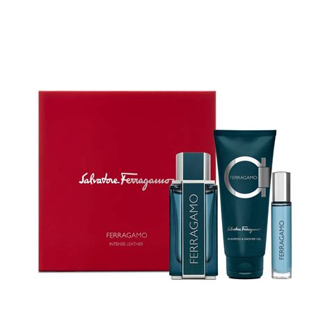 Buy Gift Set Salvatore Ferragamo Intense Leather Eau De Parfum Ml