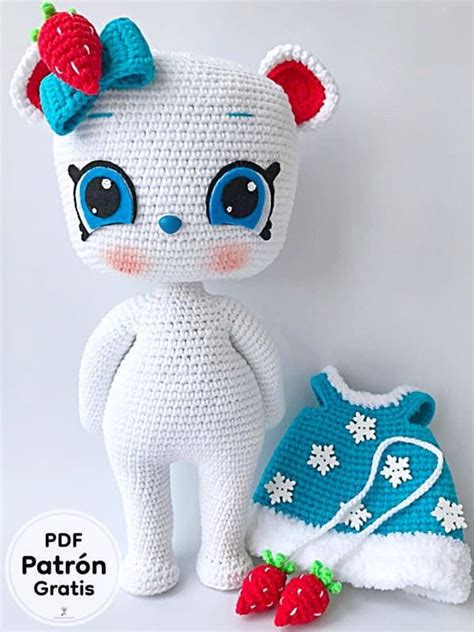 PDF Lindo Gato Fresa Amigurumi Patrón Gratis 500 PDF Passo a Passo