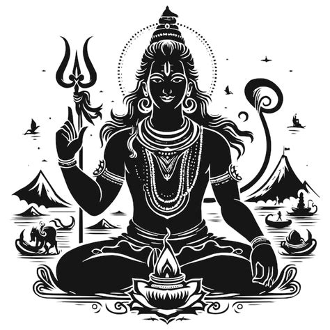 Premium Vector Lord Mahadev Shiv Vector