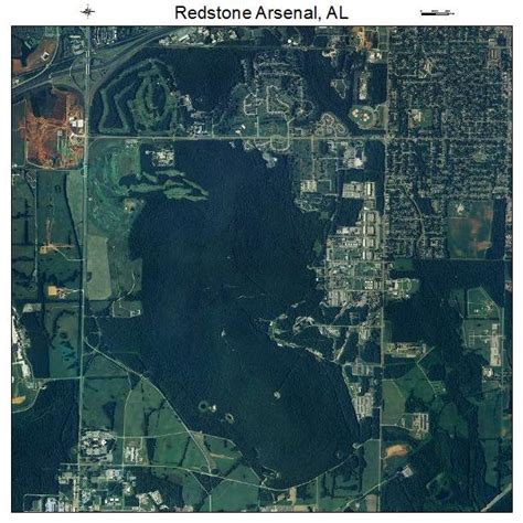 Aerial Photography Map of Redstone Arsenal, AL Alabama