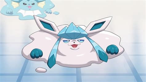 Glaceon And Vaporeon Pokemon Drawn By Drunkoak Danbooru