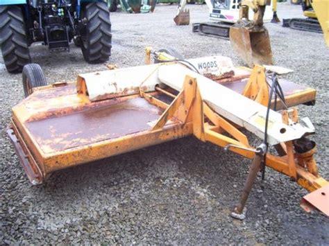69 Woods 10 121 Pull Type Brush Hog Mower Lot 69