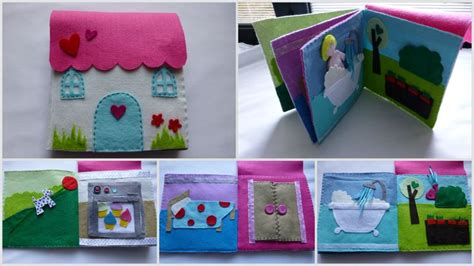 Orla S Doll House Quiet Book I Love The Cover Felt Quiet Books