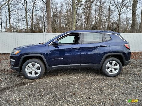 Jazz Blue Pearl 2021 Jeep Compass Latitude 4x4 Exterior Photo 140564972