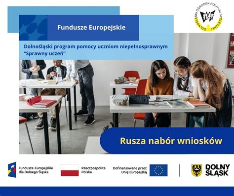 Rusza Projekt Dolno L Ski Program Pomocy Uczniom Niepe Nosprawnym