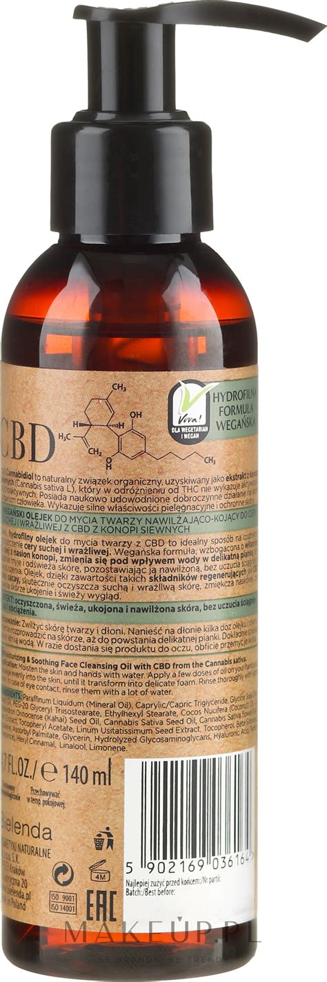 Bielenda Cbd Cannabidiol Nawil Aj Co Koj Cy Olejek Do Mycia Twarzy