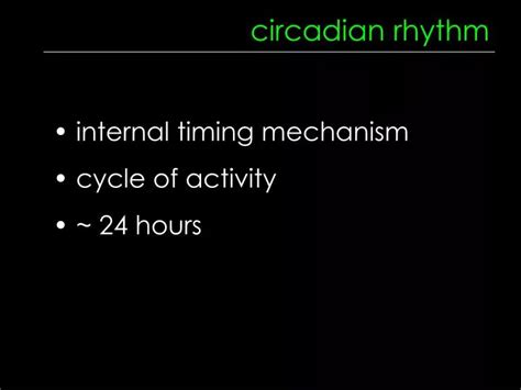 Ppt Circadian Rhythm Powerpoint Presentation Free Download Id 5483162