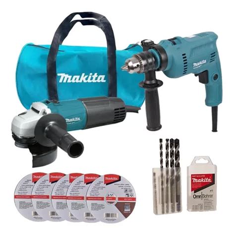 Combo Rotomartillo Esmeriladora 4 1 2 Makita Mtk0003b K084 Cuotas