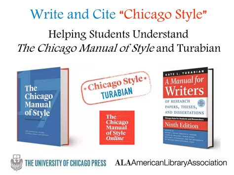 Write And Cite Chicago Style” Helping Students And Patrons Understand
