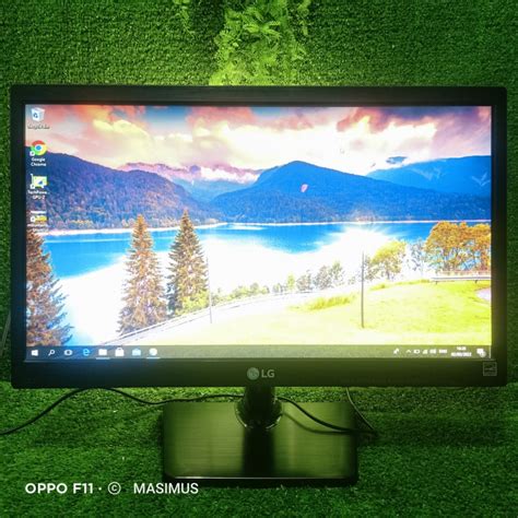 Jual LED Monitor Komputer LG 20inch Wide 20M37A Hitam Shopee Indonesia