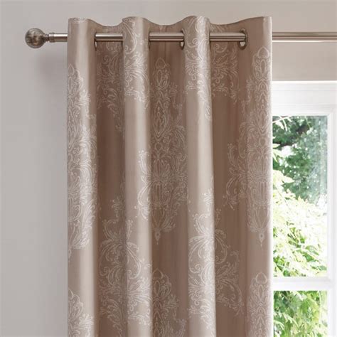 Versailles Natural Thermal Eyelet Curtains | Dunelm