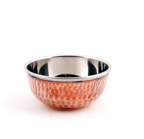 Ml Mofna Copper Hammered Serving Bowl At Rs Piece In New Delhi