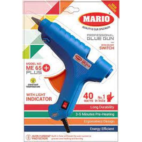 MARIO 40 WATT HOT MELT PROFESSIONAL GLUE GUN Agarwal Electronics