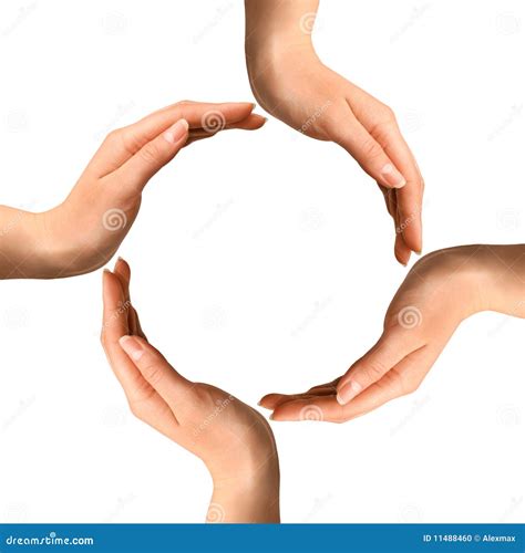 Hands Making A Circle Stock Photo Image Of Building 11488460