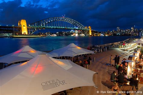 Dinning At Opera Bar With Harbour Bridge View Sydney Nsw Australia Ilya Genkin Travel