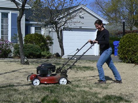 Mowing The Lawn Safely