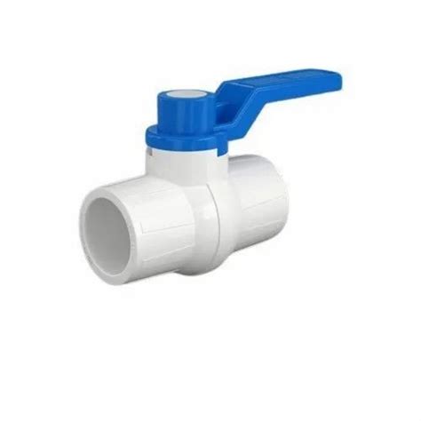 Plain White Upvc Ball Valve For Water Fitting Use At Best Price In