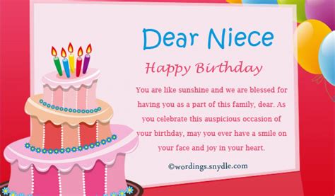 Birthday Cards For Nieces Happy Birthday Wishes For Niece Niece Birthday Messages Birthdaybuzz