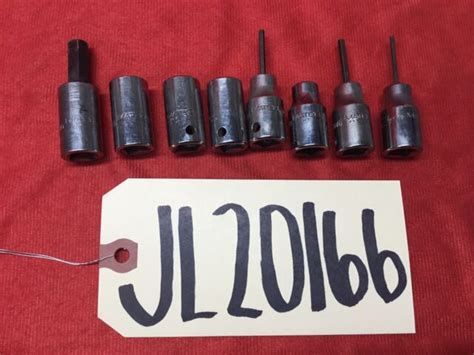 Matco Tools Inch Drive Pc Hex Bit Socket Lot Mm Mm Metric