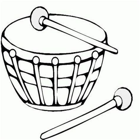 A Drum And Two Drums With Sticks In The Middle On A White Background