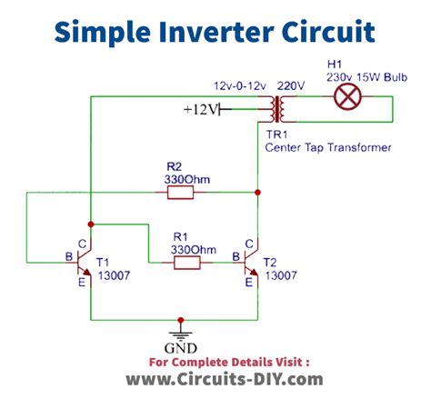 13007 Transistor Inverter Circuit Diagram - Wiring View and Schematics Diagram