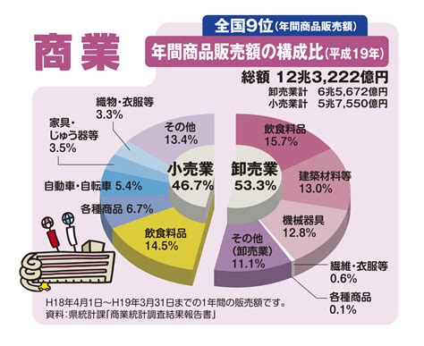 グラフで見るわたしたちの千葉県平成23年商業／千葉県