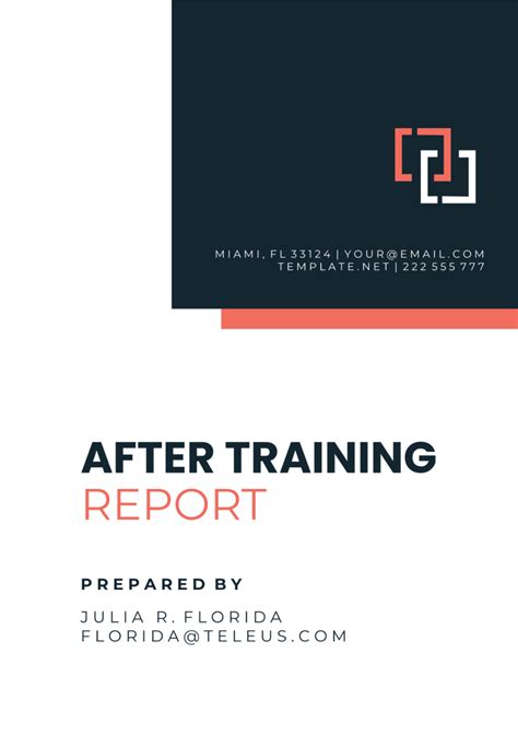 Free Training Report Templates Edit Online And Download