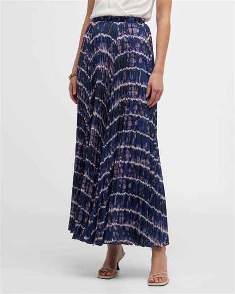 Altuzarra Sif Pleated Tie Dye Maxi Skirt Neiman Marcus