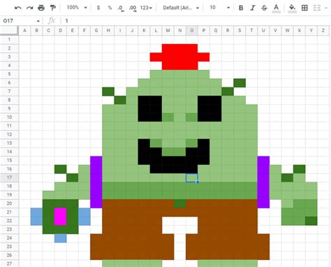 Spike Pixel Art Rbrawlstars