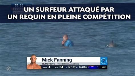 Un Surfeur Attaqu Par Un Requin En Pleine Comp Tition Vid O Dailymotion