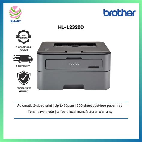 Brother Hl L2320d Compact Personal Mono Laser Printer With Duplex Lazada