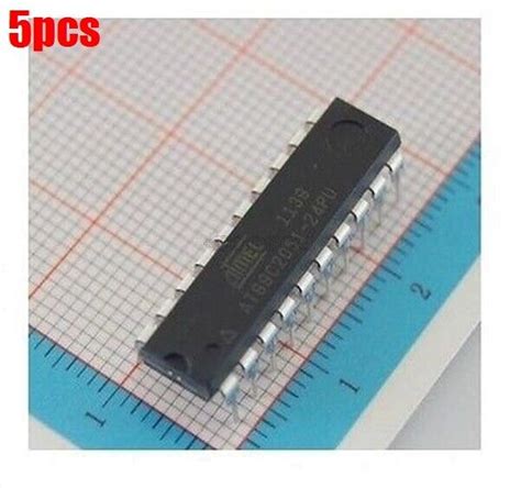 Pcs Dip Atmel At C Pu C Dip Microcontroller Ch Ebay