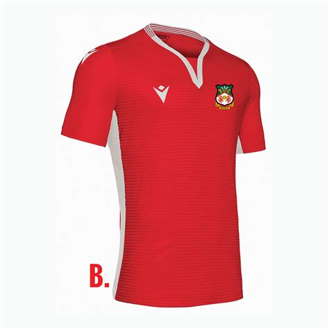 Wrexham 201920 Macron Home Kit Vote