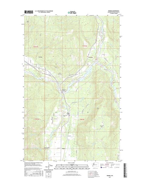 Mytopo Deming Washington Usgs Quad Topo Map