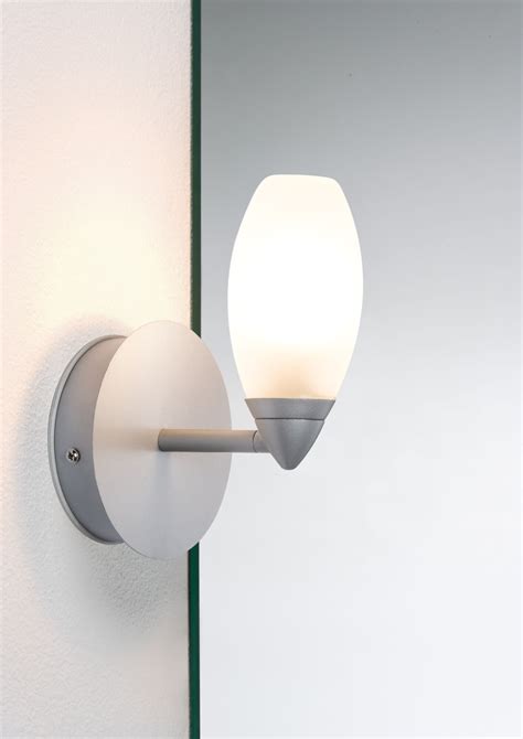 Wandleuchte Carina IP44 G9 230V Max 28W Dimmbar Chrom Matt Satin