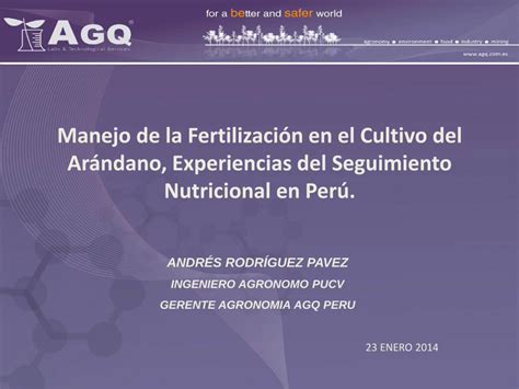 PDF Manejo de la Fertilización en el Cultivo del Arándano PDF