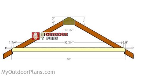 How To Build A Shed Roof Truss Insideactor