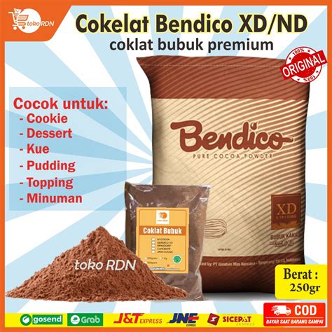 Jual Coklat Bubuk Cokelat Bendico 250gr ND XD ORIGINAL BENDICO XTRA