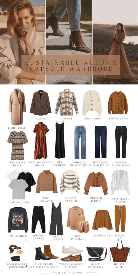 The Mostly Sustainable Autumn Capsule Wardrobe Wolf And Stag