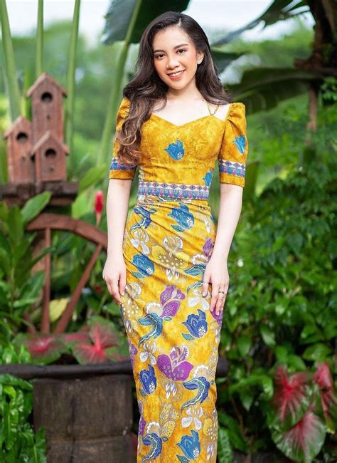 Taehyung Smile Traditional Dresses Designs Burmese Girls Blouse